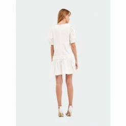 English Factory Puff Sleeve Mini Dress - Pink/White Dresses 14 English Factory Puff Sleeve Mini Dress - Pink/White Dresses -English Factory Shop unnamed file 1095