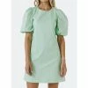 English Factory Puff Sleeve Mini Dress Dresses Green