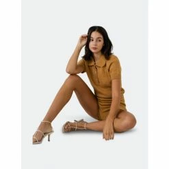 English Factory Knitted Romper Jumpsuits & Rompers Black