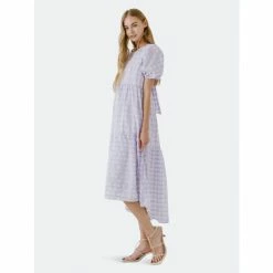 English Factory Plaid Midi Dress Dresses Lavender -English Factory Shop unnamed file 1573