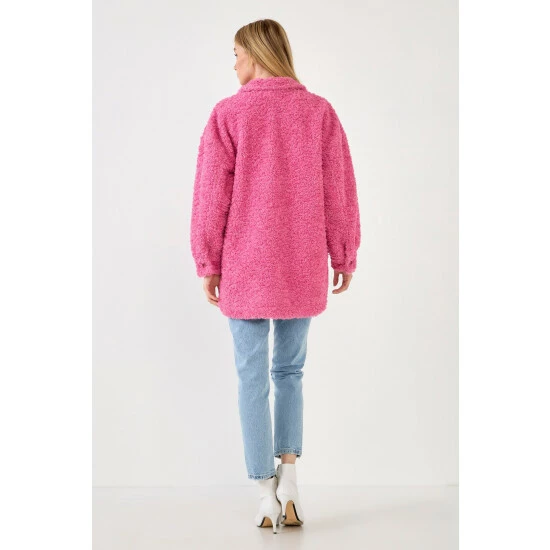 English Factory Oversized Sherpa Jacket Coats, Jackets & Blazers Black - Image 5