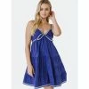 English Factory Ric Rac Tiered Dress Dresses Navy