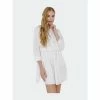 English Factory Shirt Mini Dress - White Dresses