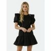 English Factory Lace Inserted Dress With Puff Sleeves Dresses Terracotta