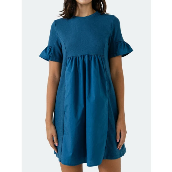 English Factory Solid Mini Dress Dresses White - Image 6