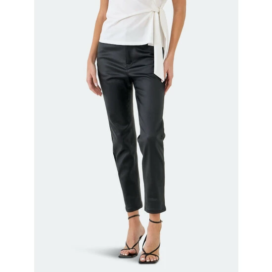 English Factory Coated Skinny Jean Jeans & Denim Black - Image 4