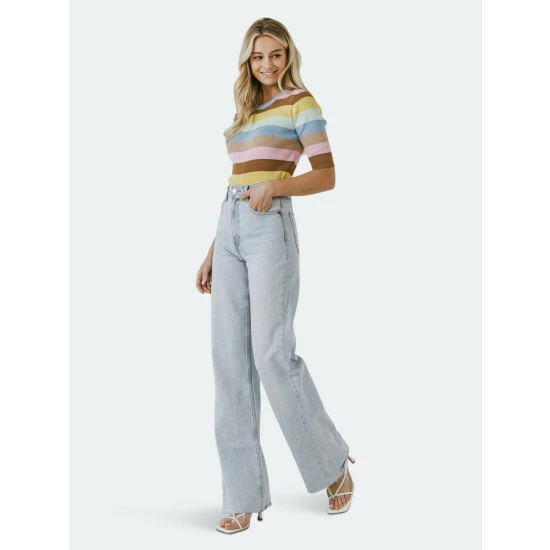 English Factory Multi Color Stripe Sweater Sweatshirts & Sweaters - Image 2