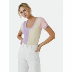 English Factory Color Blocked Sweater Top Sweatshirts & Sweaters Multi