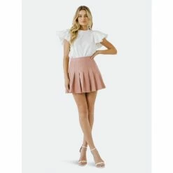 English Factory Mini Tennis Skort Skirts Blush 18 English Factory Mini Tennis Skort Skirts Blush -English Factory Shop unnamed file 2470