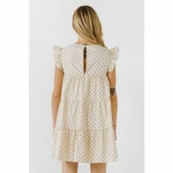 English Factory Polka Dot Babydoll Dress Dresses Beige 8 English Factory Polka Dot Babydoll Dress Dresses Beige -English Factory Shop unnamed file 2778