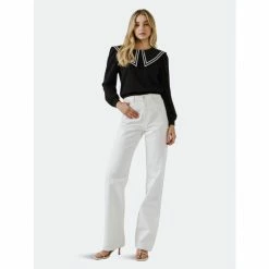 English Factory Sailor Collar Sweatshirt Sweatshirts & Sweaters Black