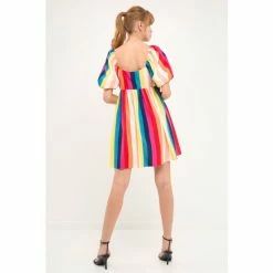 English Factory Multi Color Stripe Mini Dress Dresses 8 English Factory Multi Color Stripe Mini Dress Dresses -English Factory Shop unnamed file 2917