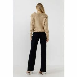 English Factory Solid Knit Zip Pullover Sweatshirts & Sweaters Taupe 7 English Factory Solid Knit Zip Pullover Sweatshirts & Sweaters Taupe -English Factory Shop unnamed file 2991