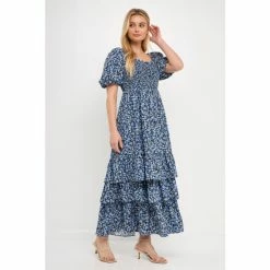 English Factory Textured Floral Printed Maxi Dress Dresses Navy Multi 7 English Factory Textured Floral Printed Maxi Dress Dresses Navy Multi -English Factory Shop unnamed file 341