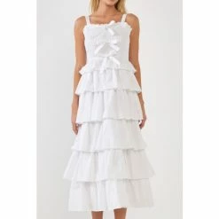 English Factory Ruffle Tiered Maxi Dress With Ties Dresses White 9 English Factory Ruffle Tiered Maxi Dress With Ties Dresses White -English Factory Shop unnamed file 358