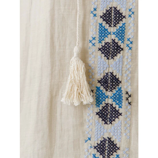 English Factory Barnes Embroidered Dress Dresses Sand Combo - Image 6