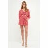 English Factory Floral Tied Romper Jumpsuits & Rompers Red