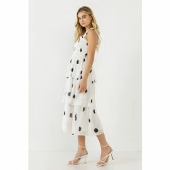 English Factory Polka-dot Midi Dress Dresses White/black 7 English Factory Polka-dot Midi Dress Dresses White/black -English Factory Shop unnamed file 615