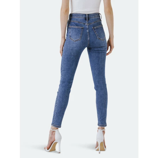 English Factory Midi Waist Skinny Ankle Jeans Jeans & Denim - Image 4