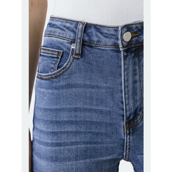 English Factory Midi Waist Skinny Ankle Jeans Jeans & Denim - Image 5