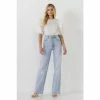 English Factory Ruffled Top With Smocking Detail Tops White
