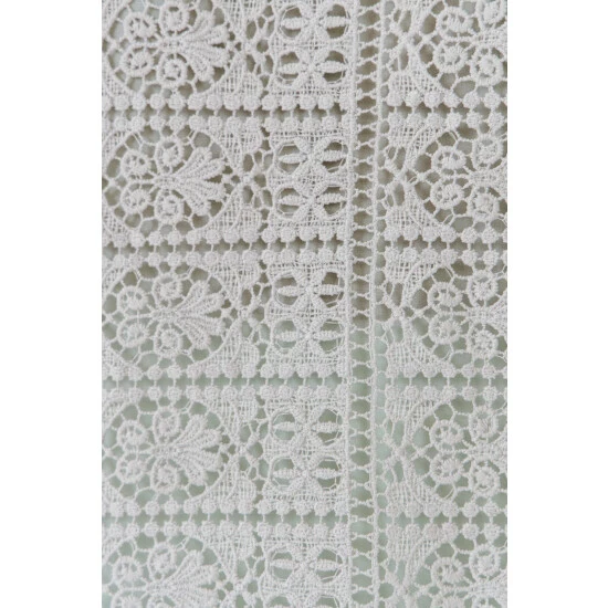 English Factory Puff Sleeve Lace Top Tops Heather Grey - Image 5