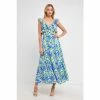 English Factory Ruffled Maxi Dress Dresses Blue/green